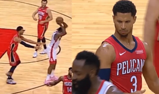 哈登拿球砸自己时你在想啥？哈特：我x，他怎么自己砸自己