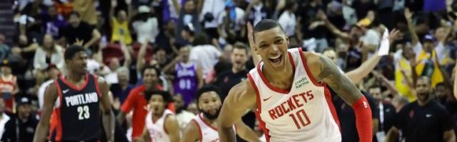 APP下载-0.6秒绝杀+劲爆隔扣！火箭四少爆发 詹皇大赞伊森